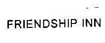 Mẫu nhãn hiệu FRIENDSHIP INN