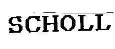 Mẫu nhãn hiệu SCHOLL