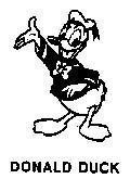 Mẫu nhãn hiệu donald duck