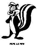 Mẫu nhãn hiệu PEPE LE PEW