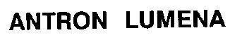 Mẫu nhãn hiệu ANTRON LUMENA