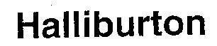Mẫu nhãn hiệu HALLIBURTON