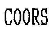 Mẫu nhãn hiệu COORS
