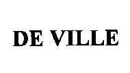 Mẫu nhãn hiệu DE VILLE