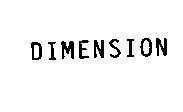 Mẫu nhãn hiệu DIMENSION