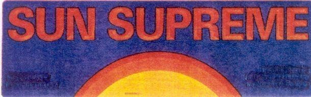 Mẫu nhãn hiệu SUN SUPREME