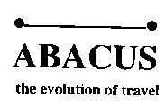Mẫu nhãn hiệu ABACUS THE EVOLUTION OF TRAVEL