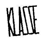 Mẫu nhãn hiệu KLASSE