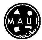 Mẫu nhãn hiệu MAUI AND SONS