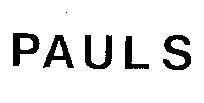 Mẫu nhãn hiệu PAULS
