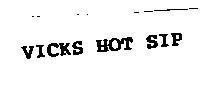 Mẫu nhãn hiệu VICKS HOT SIP