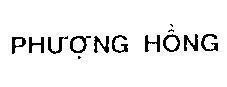 Mẫu nhãn hiệu Phượng Hồng