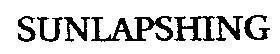 Mẫu nhãn hiệu SUNLAPSHING