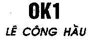Mẫu nhãn hiệu Lê Công Hầu, OK1