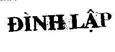 Mẫu nhãn hiệu Đình Lập