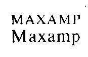 Mẫu nhãn hiệu MAXAMP Maxamp