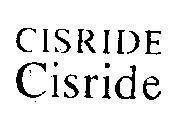 Mẫu nhãn hiệu CISRIDE Cisride