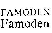 Mẫu nhãn hiệu FAMODEN Famoden