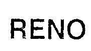 Mẫu nhãn hiệu RENO