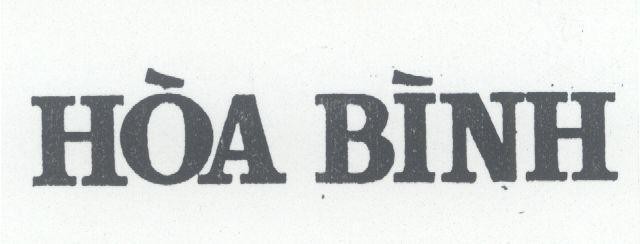 Mẫu nhãn hiệu Hoà Bình