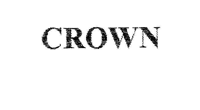 Mẫu nhãn hiệu CROWN
