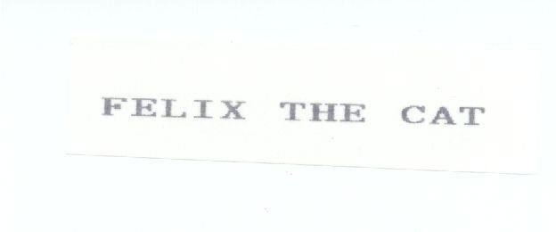Mẫu nhãn hiệu FELIX THE CAT