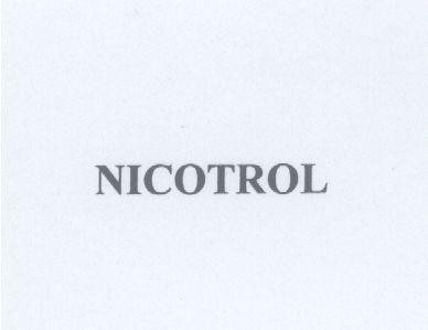 Mẫu nhãn hiệu NICOTROL