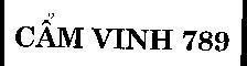 Mẫu nhãn hiệu Cẩm Vinh 789