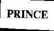 Mẫu nhãn hiệu PRINCE