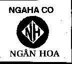 Mẫu nhãn hiệu Ngân Hoa NGAHA CO NH