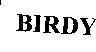 Mẫu nhãn hiệu BIRDY