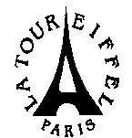 Mẫu nhãn hiệu LA TOUR EIFFEL PARIS