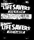 Mẫu nhãn hiệu LIFE SAVERS (R) FIVE FLAVOR