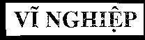 Mẫu nhãn hiệu Vĩ Nghiệp