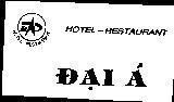Mẫu nhãn hiệu DA, HOTEL- RESTAURANT đại á