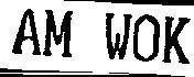 Mẫu nhãn hiệu AM WOK