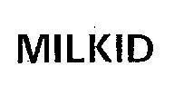 Mẫu nhãn hiệu MILKID