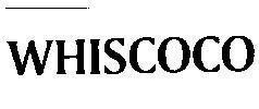 Mẫu nhãn hiệu WHISCOCO