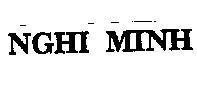 Mẫu nhãn hiệu Nghi Minh