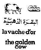 Mẫu nhãn hiệu CELIA-LAVACHED`OR-THE GOLDEN COW