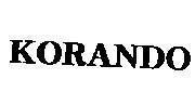 Mẫu nhãn hiệu KORANDO
