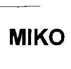Mẫu nhãn hiệu MIKO