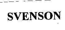 Mẫu nhãn hiệu SVENSON