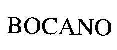 Mẫu nhãn hiệu BOCANO