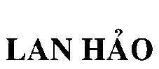 Mẫu nhãn hiệu Lan Hảo