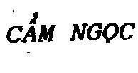 Mẫu nhãn hiệu Cẩm Ngọc