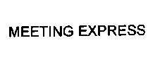Mẫu nhãn hiệu MEETING EXPRESS