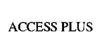 Mẫu nhãn hiệu ACCESS PLUS