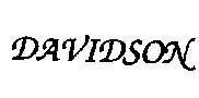 Mẫu nhãn hiệu DAVIDSON