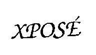 Mẫu nhãn hiệu Xposé